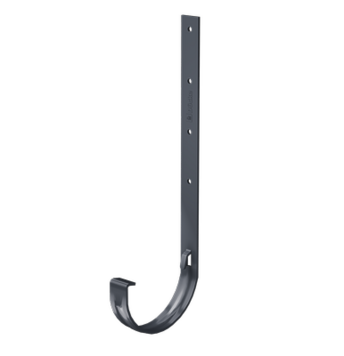 Кронштейн жёлоба металлический Премиум (Premium) Графит, (RAL 7024)